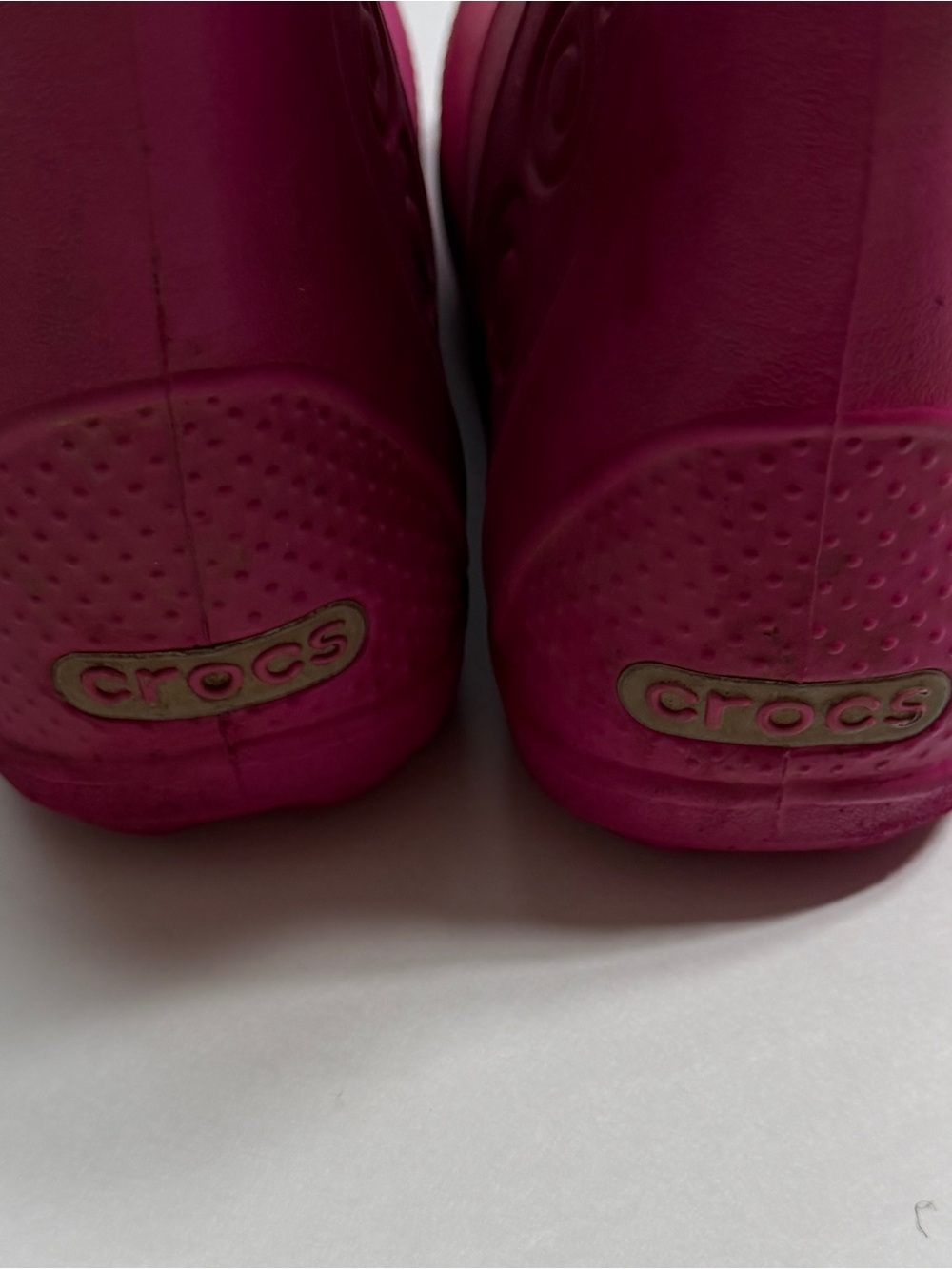 CROCS Kids Magenta Waterproof Rain Boots - Picture 2 of 6